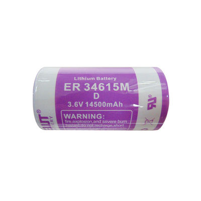 উচ্চ রেট প্রাথমিক লিথিয়াম ব্যাটারি 3.6V 14500mAh সিলিন্ডারিক লিথিয়াম ব্যাটারি সেল