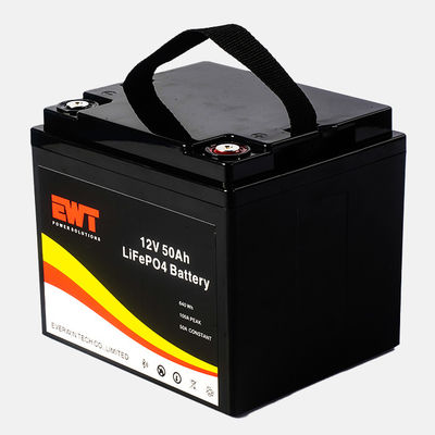 Backup Power 12.8V Lithium Iron Phosphate Battery Pack 12.8V 50Ah LiFePO4 Rechargeable LFP Lithium Battery