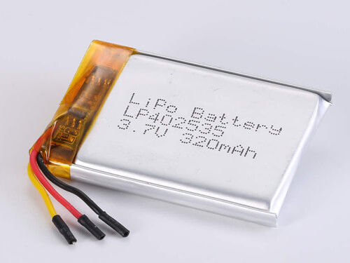 Lithium Polymer Battery 3.7V 300MAH with Open Voltage 3.7-3.75V