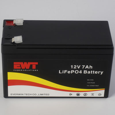 Long Life 12V 7AH VRLA Lifepo4 Deep Cycle Lithium Iron Phosphate Battery Pack