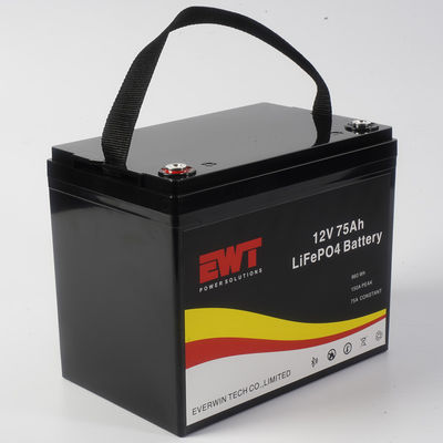 Φωσφορικό λίθιο σιδήρου πακέτο 12V 75AH IFP32700 επαναφορτιζόμενη μπαταρία