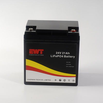 24V 21AH Lithium Iron LifePO4 Battery Pack for Power Supply and Low Environmental Impact