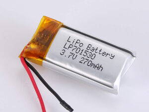LP701530 3.7V 270MAH Lithium Polymer Battery with PCM and Short Circuit Protection