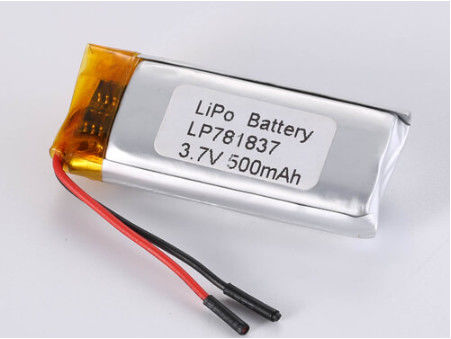 Customer Requirements 3.7V 500mah LiPo Battery Pack with High Capacity and Cell Lithium Polymer Battery Anode Material Other