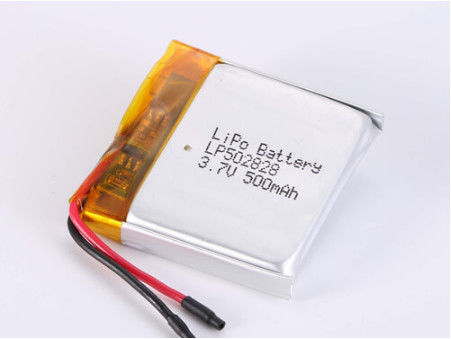 LP502828 3.7V 500MAH Lithium Polymer Battery with JST/Customized Connector Type and ROHS Certificates Voltage 3.7V Anode Material Other
