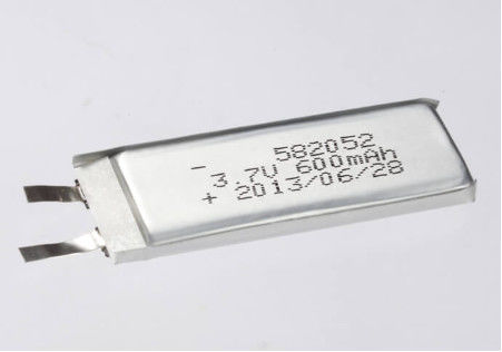 3.7V 600MAH 3.7V Silver Polymer Rechargeable Cell Lithium Polymer Battery for Heavy-duty Applications